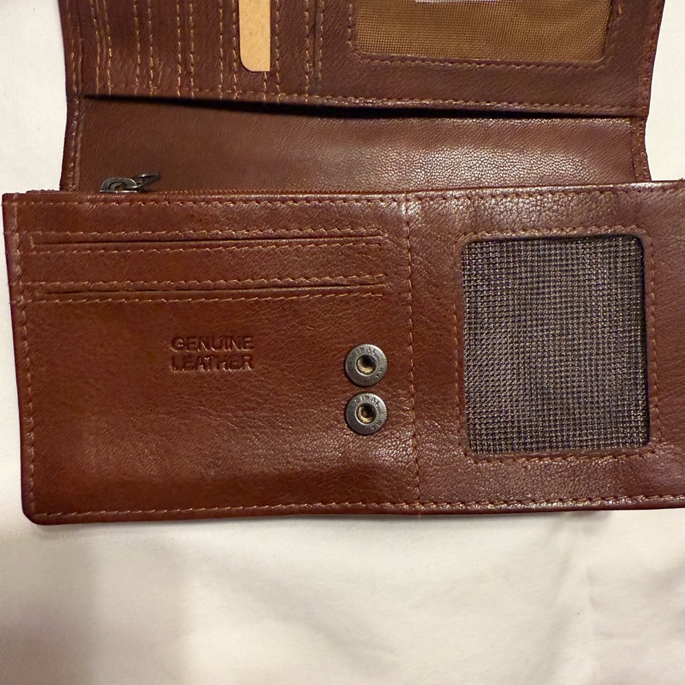 NWT Spikes & Sparrow Brown Leather Wallet - Picture 6 of 16